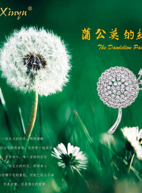 蒲公英的约定个性创意高档胸针