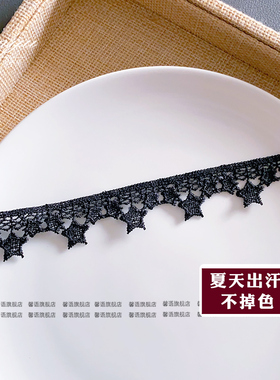 性感黑色复古蕾丝修饰脖颈项链