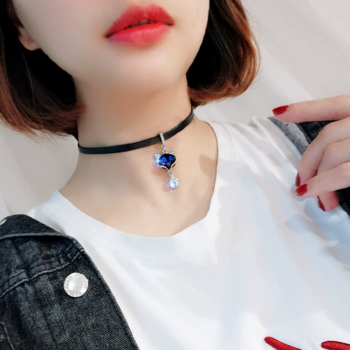 Сексуальная подвеска, ожерелье, чокер, короткая цепочка до ключиц, популярно в интернете, простой и элегантный дизайн