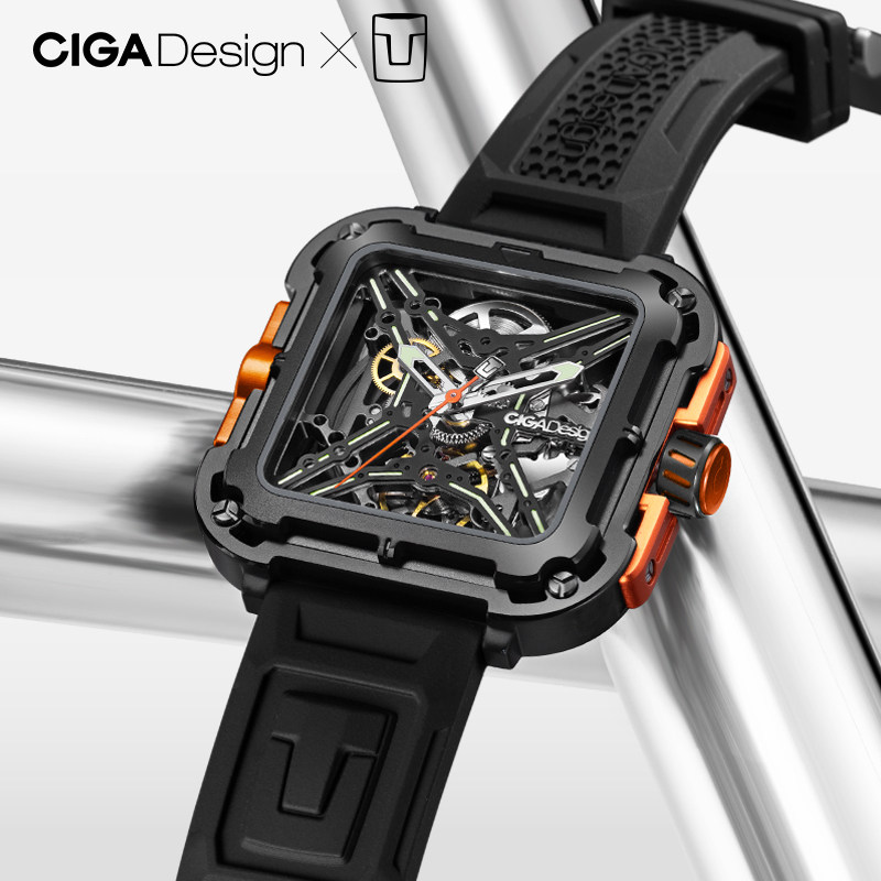 坦克联名款CIGA design玺佳X系列大猩猩SUV潮流腕表镂空男士手表