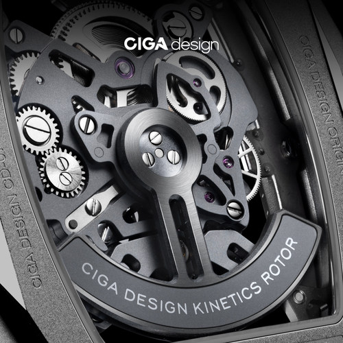 CIGA design玺佳猎人机械表第三代酒桶镂空腕表男士手表 轻奢礼物 - 图1