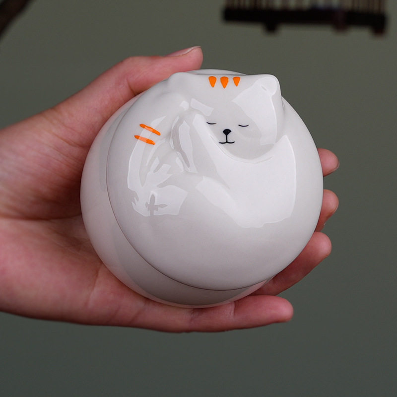 沉睡安息猫咪狗狗骨灰盒毛发牙齿纪念收藏坛可爱宠物火化殡葬罐,淘宝优惠券,粉丝福利购,淘宝优惠卷