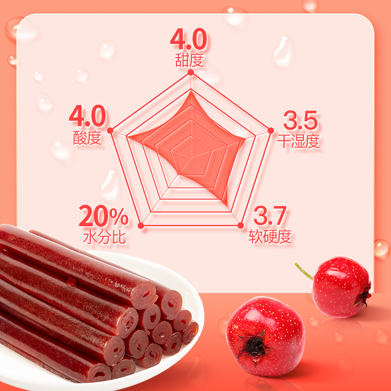 姚太太果丹皮218g无添加山楂零食果丹皮山楂制品