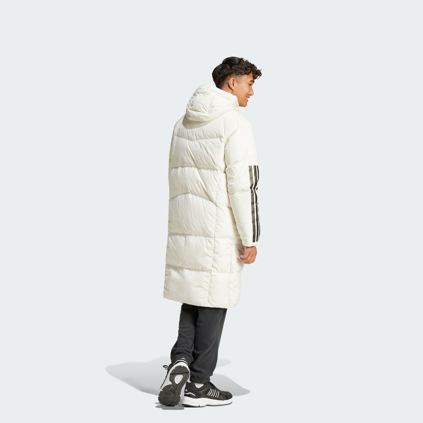 阿迪达斯男女同款600蓬羽绒衣外套三条杠长款羽绒服 JG3838,淘宝优惠券,粉丝福利购,淘宝优惠卷