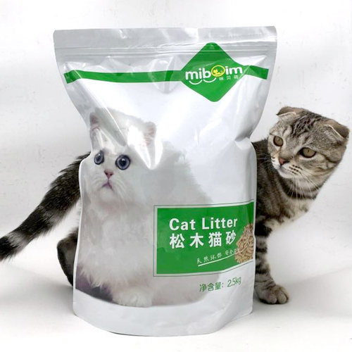 猫砂松木砂天然可冲厕所水冲猫沙除臭无尘大颗粒毛砂宠物猫咪用品 - 图3
