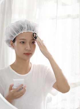 浴帽女防水洗澡浴室沐浴帽淋浴防水洗澡家用成人家用成人儿童发帽