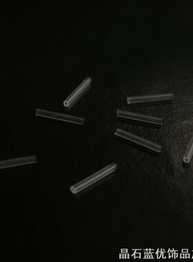 耳钉保护套硅胶套管透明隐形耳针防护胶管柔软硅胶毛细管