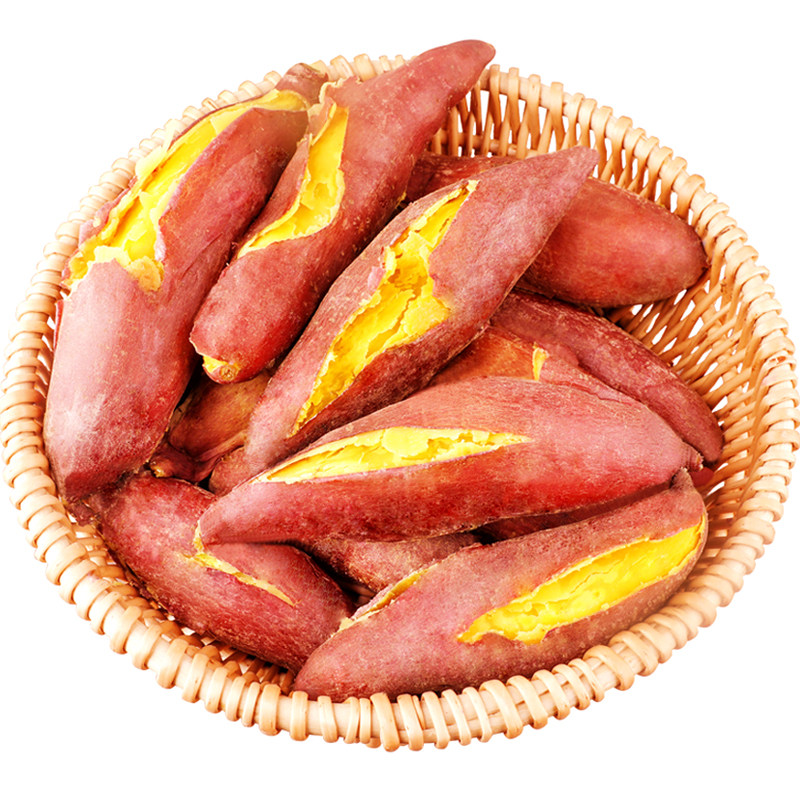 正宗新鲜黄心农家小红10斤板栗红薯 沁园春水果番薯