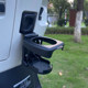 Suitable for New Continent Honda NS125LA water cup holder Folding storage kettle drink stand Motorcycle modification