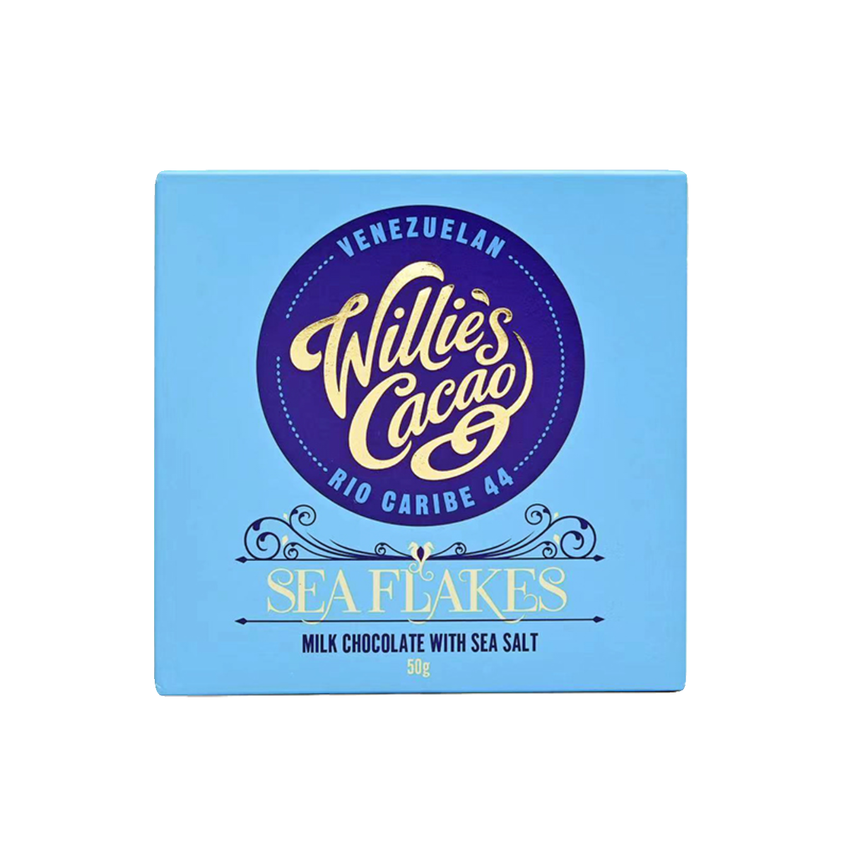 英国进口 Willie's Cacao 威理可可44%可可海盐牛奶巧克力排块50g - 图3