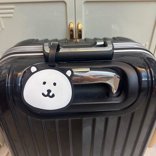 Self-deprecating bear peripheral cute luggage tag bag pendant