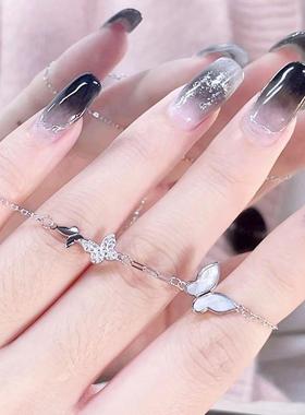 蝴蝶女手链S925女手链轻奢高级感