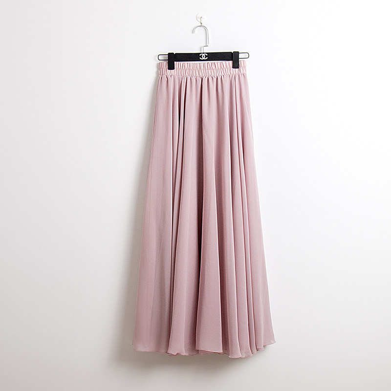 2020新款春季半身大摆显瘦沙滩裙 帛婵半身裙