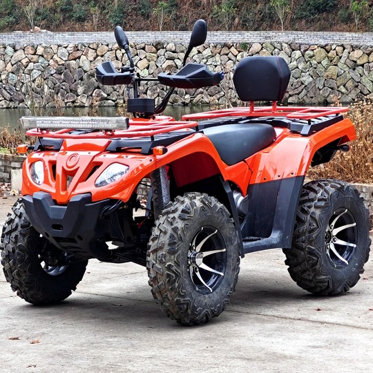 全地形沙滩车卡丁车双人双座摩托车四轮越野车成人汽油四驱电动车