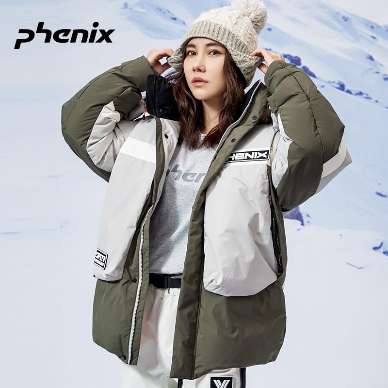 phenix菲尼克斯 SP27 男女款单双板滑雪服户外加厚保暖鹅绒羽绒服 - 图0
