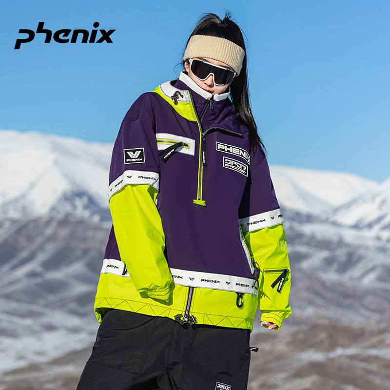 phenix菲尼克斯SP27单双板滑雪服卫衣专业男女款复古夹克滑雪外套 - 图3