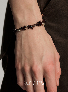 纯银石榴石葡萄多多手链SP05A08