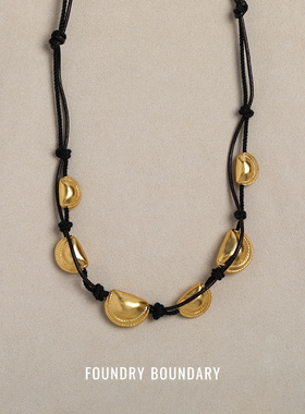 FOUNDRY BOUNDARY 半岛项链 原创个性小众设计吊坠锁骨链 默叙