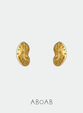 ABOAB 纯银Melting Clock Mini耳钉 原创设计气质高级感耳饰默叙