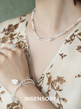 叶影双层贝母手串手链