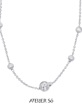ATELIERSO垂坠个性纯银锁骨链