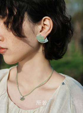 SERENESS所若舞扇串珠项链