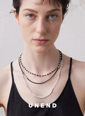 UNEND纯银玛瑙Cascade倾落长项链