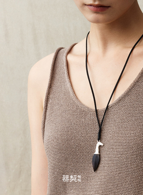 QIQI器契信物游马绳结长项链