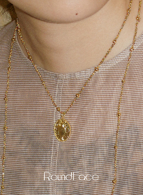 ROUNDFACE Vessel圣杯像编绳项链 原创设计小众复古气质吊坠 默叙