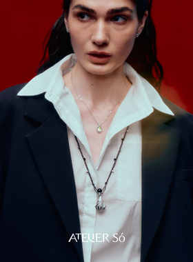 闻香水瓶项链气质毛衣链长项链