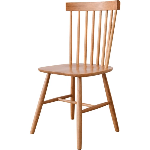 Стул Windsha Nordic Домохозяйство с твердым древесином Стул Простой современный сеть красный черный орех из дерева