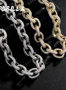 扭曲ins欧美风微镶满锆石手链