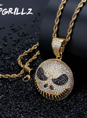 恶魔彩色锆石吊坠ins网红69同款