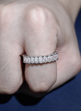 森系锆石嘻哈风配饰戒指ins同款