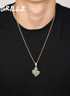 仙人掌嘻哈风我在他乡同款项链