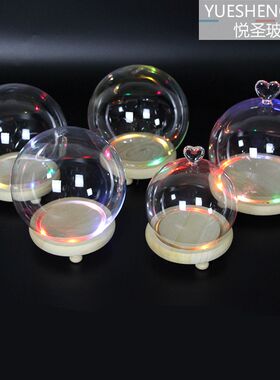 diy永生花透明手办防尘罩工艺品