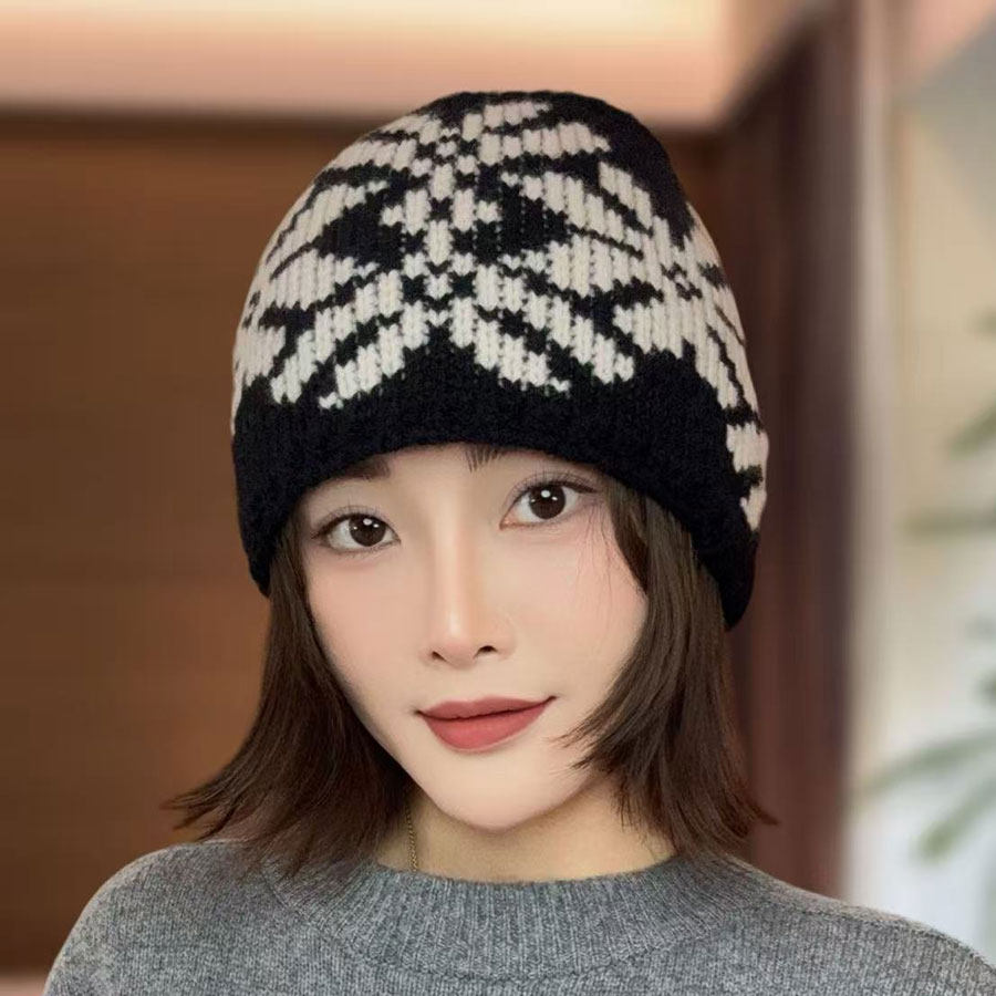 针织包头帽2025秋冬季女士新款百搭时尚保暖冷帽防寒防风毛线帽子,淘宝优惠券,粉丝福利购,淘宝优惠卷