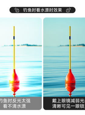 欧宝来偏光钓鱼眼镜日夜两用