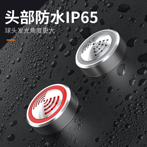 蓝波22mm金属蜂鸣器带灯12V24V220V防水IP65报警器断续闪光高分贝 - 图2