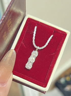 爆闪满天星河项链女小众轻奢高级感一字吊坠百搭锁骨链抖音代发