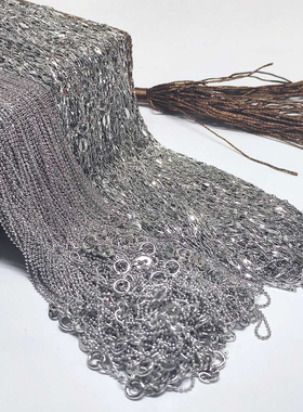 S925纯银锁骨链细瓜子单链闪珠链