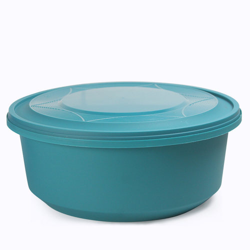 一次性打包盒圆形酸菜鱼高端锁扣盆火锅龙虾3000ml商用大容量超大 - 图3