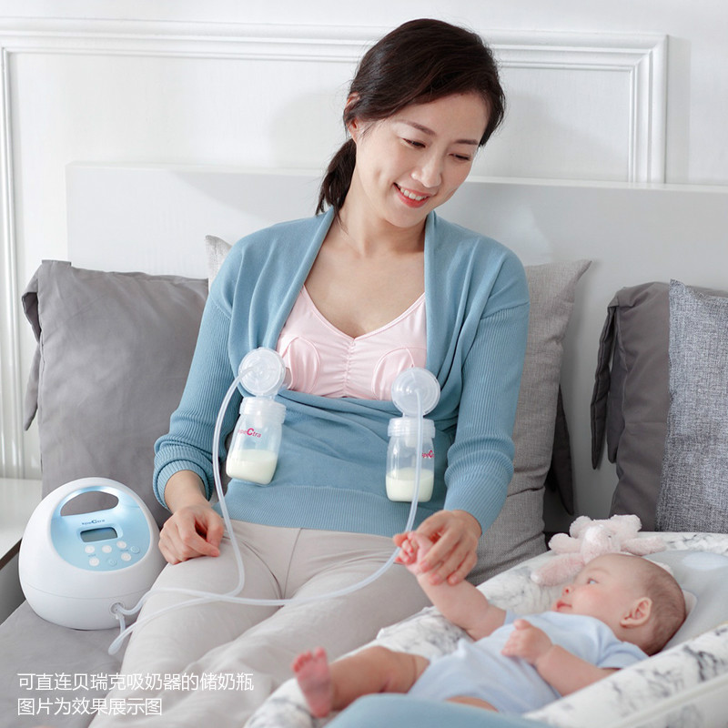 speCtra贝瑞克母乳保鲜储存瓶 韩国进口储奶瓶160ml*2 可连吸奶器