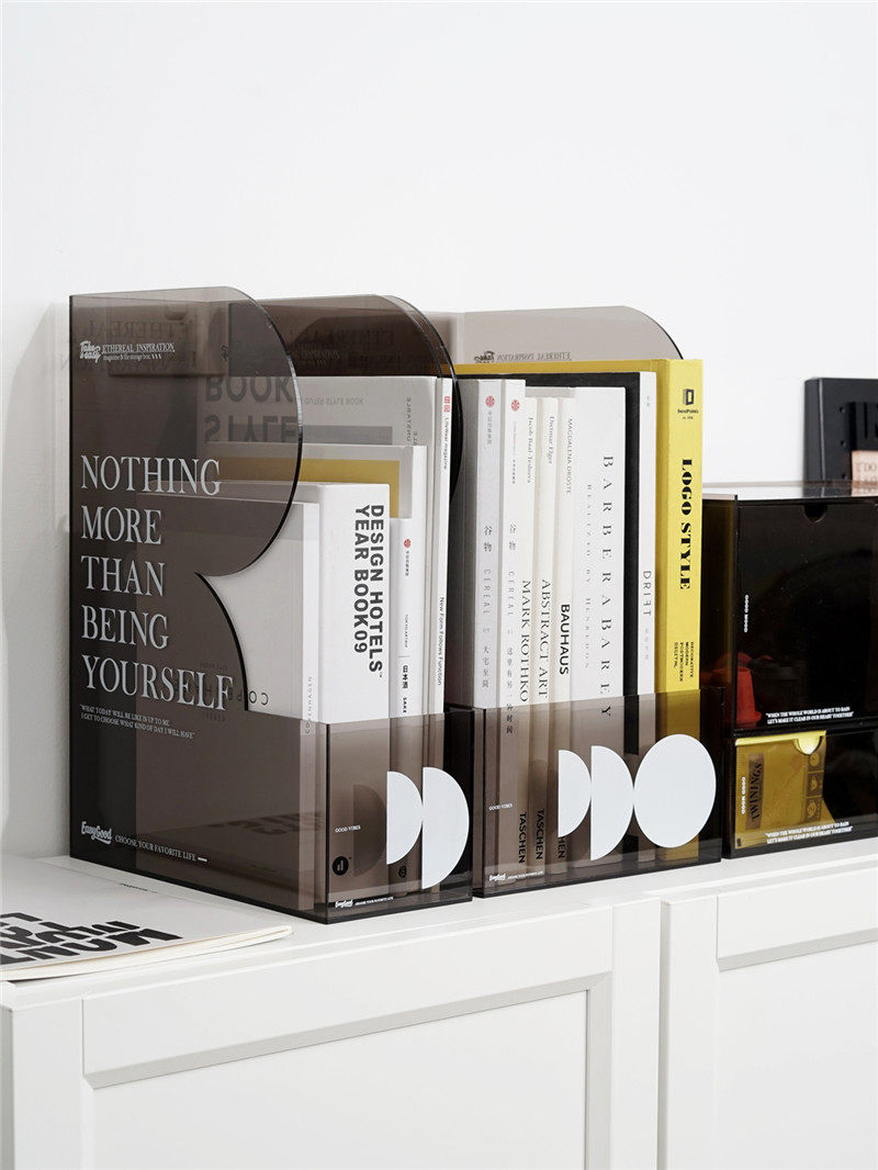 Easygood档案收纳盒资料文件架桌面整理盒文件夹办公桌书立盒书架,淘宝优惠券,粉丝福利购,淘宝优惠卷