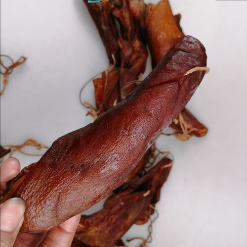 腊猪下巴500g腊猪嘴巴腊猪鼻子湖南特产烟熏腊猪下嘴柴火腊猪头肉 - 图2