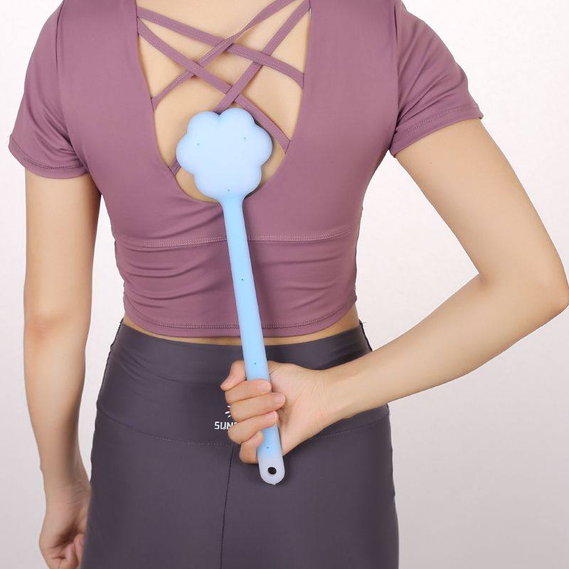 加长加重卡通猫爪拍痧板拍打棒软胶按摩棒经络拍捶背器健身锤拍子,淘宝优惠券,粉丝福利购,淘宝优惠卷