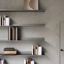 Small number of aluminium alloy luminescent laminate shelves Light Extravagant Minimalist-lined metal wall-mounted aluminium partitions
