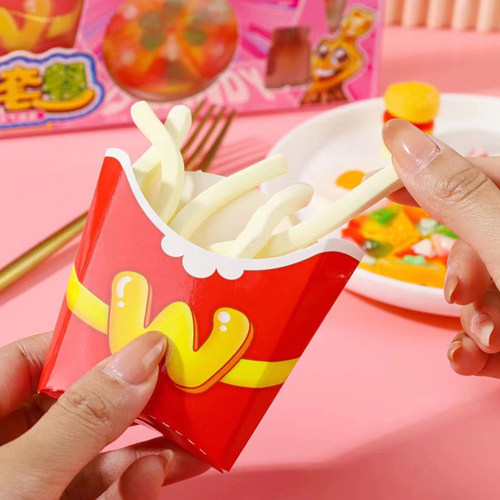 甜蜜套餐汉堡薯条可乐热狗披萨冰淇淋棉花糖橡皮糖组合创意糖果 - 图2