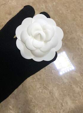 全7.2cm白花小香风DIY细绒饰品