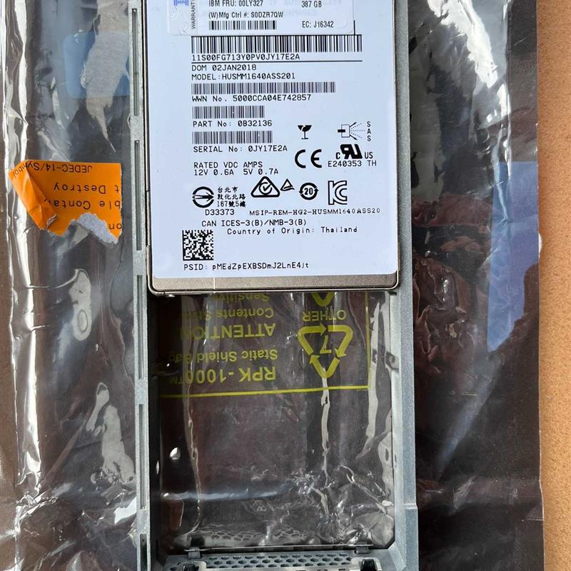 全新IBM 00LY327 SSD 387G SAS 12G-图0